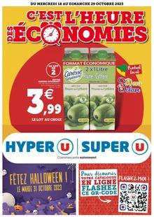 Catalogue promo hyper u du 18 au 29 octobre 2023