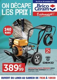 Catalogue promo bricoceram du 3 au 30 octobre 2024