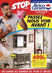 Catalogue promo bricoceram du 27 mai au 23 juin 2024