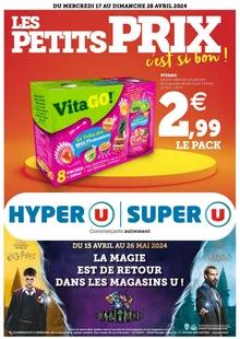 Catalogue promo hyper u du 17 au 28 avril 2024