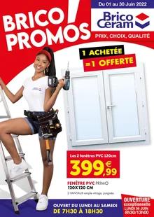 Catalogue promo bricoceram du 1 au 30 juin 2022