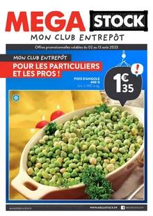 Catalogue promo mega stock du 2 au 13 août 2023