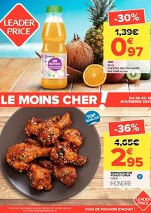 Catalogue promo leader price du 8 au 19 novembre 2023