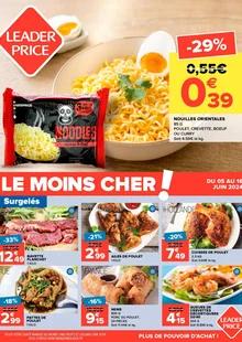 Catalogue promo leader price du 5 au 16 juin 2024