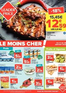 Catalogue promo leader price du 17 au 28 janvier 2024