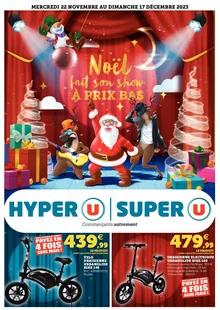 Catalogue promo hyper u du 22 novembre au 17 décembre 2023