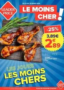 Catalogue promo leader price du 13 au 24 mars 2024