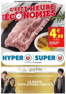 Catalogue promo hyper u du 19 au 30 avril 2023