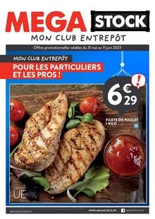 Catalogue promo mega stock du 31 mai au 11 juin 2023