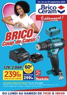 Catalogue promo bricoceram du 1 au 30 septembre 2023