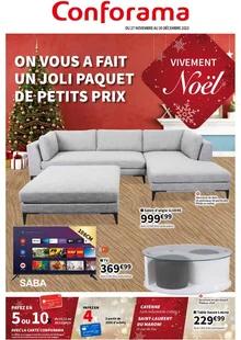 Catalogue promo conforama du 27 novembre au 30 décembre 2023