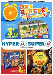 Catalogue promo hyper u du 30 août au 10 septembre 2023