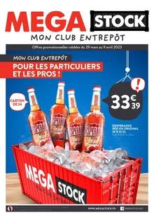 Catalogue promo mega stock du 29 mars au 9 avril 2023