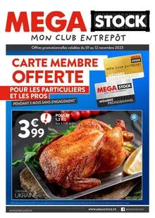 Catalogue promo mega stock du 1 au 12 novembre 2023