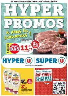 Catalogue promo hyper u du 3 au 14 juillet 2024