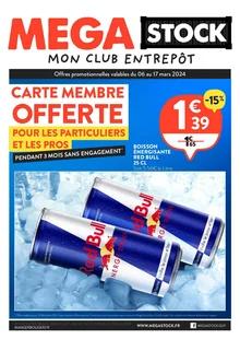 Catalogue promo mega stock du 6 au 17 mars 2024