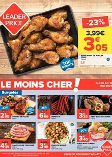 Catalogue promo leader price du 8 au 19 mai 2024